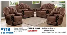 OK Furniture 4-Piece Grand Lounge Suite offer