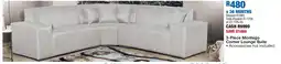 OK Furniture 3-Piece Montego Corner Lounge Suite offer