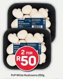 Pick n Pay PnP White Mushrooms 250g offer