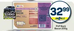 Pick n Pay PnP Back Bacon 200g offer
