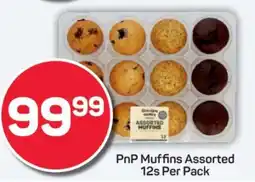 Pick n Pay PnP Muffins Assorted 12s Per Pack offer