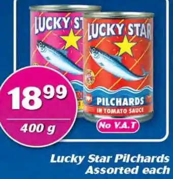 Cambridge Liquor Lucky Star Pilchards In Tomato Sauce (Assorted) Each 400 g offer