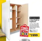 Home & Kitchen 2 Door Built In Cupboard White 1.2m x 1.8m x 450mm (850027754)
