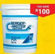 Builders Warehouse Berger Master 20L Nukote PVA (98879) offer