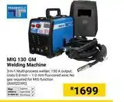 Builders Warehouse Tradeweld MIG 130 GM Welding Machine (850022390) offer
