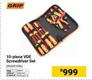 Builders Warehouse Grip 10 Piece VDE Screwdriver Set (850031046) offer