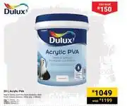 Builders Warehouse Dulux 20L Acrylic PVA (146004) offer