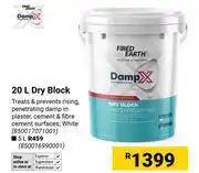 Builders Warehouse Fired Earth 20L Damp-X Dry Block (850017071001) offer