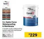 Builders Warehouse Fired Earth 5L Damp-X Hydro Force Waterproofing & Membrane (757010, 757017) offer