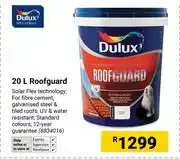 Builders Warehouse Dulux 20L Roofguard (8834016) offer