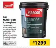 Builders Warehouse Plascon 20L Nuroof Cool Atmosphere (492416) offer