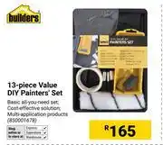 Builders Warehouse Builders 13 Piece Value DIY Painter's Set (850001678) offer