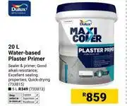 Builders Warehouse Dulux 20L Water Based Plaster Primer (733815) offer