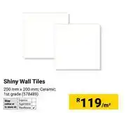 Builders Warehouse Shiny Wall Tiles 200mm x 200mm (578489)-Per Sqm offer