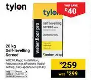 Builders Warehouse Tylon 20Kg Self Levelling Screed (3149) offer