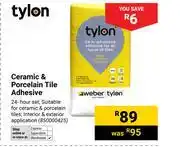 Builders Warehouse Tylon Ceramic & Porcelain Tile Adhesive (850000425) offer