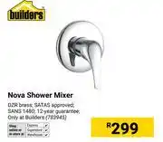 Builders Warehouse Builders Nova Shower Mixer (783945) offer
