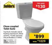 Builders Warehouse Builders Close Coupled Toilet Suite (715000) offer