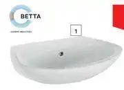 Builders Warehouse Betta Delux Courier Wall Hung Basin White (529451)-Each offer