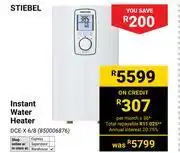 Builders Warehouse Stiebel Instant Water Heater DCE-X 6/8 (850006876) offer