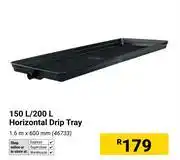 Builders Warehouse 150L/200L Horizontal Drip Tray 1.6m x 600mm (46733) offer