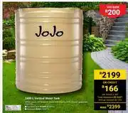 Builders Warehouse JoJo Tanks 2400L Vertical Water Tank (727771) offer