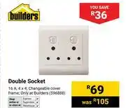 Builders Warehouse 0Builders Double Socket (596888) offer