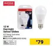 Builders Warehouse Eurolux 12W Day/Night Sensor Globes (E27 Fitting) 850018274 offer