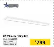 Builders Warehouse Bright Star Lighting 32W Linear Fitting (LED White) 850022183 offer