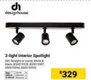 Builders Warehouse Designhouse 3-Light Interior Spotlight offer
