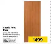 Builders Warehouse Sapele Print Door 2.032mm X 813mm 30045 offer