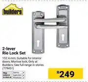 Builders Warehouse Builders 2-Lever Rio Lock Set 779451 offer
