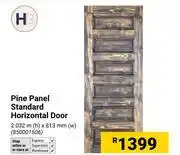 Builders Warehouse Pine Panel Standard Horizontal Door 2.032m(h) X 813mm(w) 850001506 offer