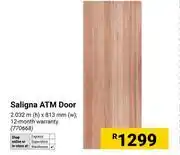 Builders Warehouse Saligna ATM Door 2.032m (h) X 813mm(w) 770668 offer