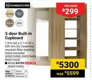Builders Warehouse Home & Kitchen 3-Door Built-In Cupboard 850013498, 850013449, 850013503 offer