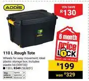 Builders Warehouse Addis 110Ltr Rough Tote 309733 offer