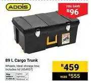 Builders Warehouse Addis 89Ltr Cargo Trunk 454937 offer