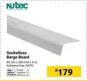 Builders Warehouse Nutec Socketless Barge Board 3479 offer