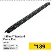 Builders Warehouse 1.85m Y Standard Fence Post 4108 offer