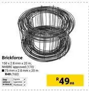 Builders Warehouse Brickforce 170-150 x 2.8mm X 20m Each offer