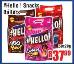 Devland Cash And Carry #Hello! Snacks Bailers offer