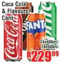 Devland Cash And Carry Coca Cola & Flavours Cans offer