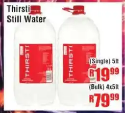 Devland Cash And Carry Thirsti Still Water offer