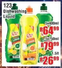 Devland Cash And Carry 123 Dishwashing Liquid offer