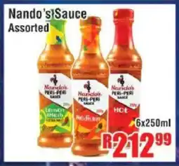 Devland Cash And Carry Nando's Sauce Assorted offer