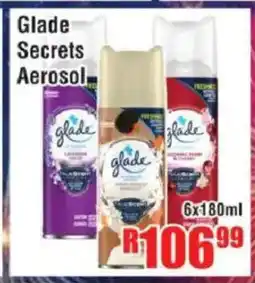 Devland Cash And Carry Glade Secrets Aerosol offer