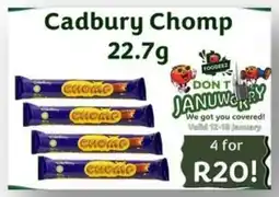 Foodeez Cadbury Chomp offer