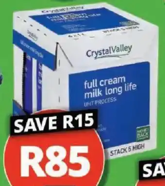 Crystal Valley Full Cream Long Life Milk