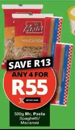 Checkers Hyper Mr. Pasta Spaghetti/ Macaroni offer
