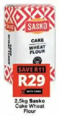 Checkers Hyper Sasko Cake Wheat Flour offer
